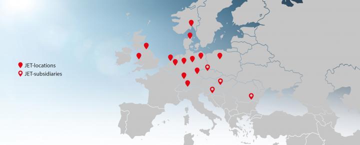 JET locations worldwide JET locations worldwide