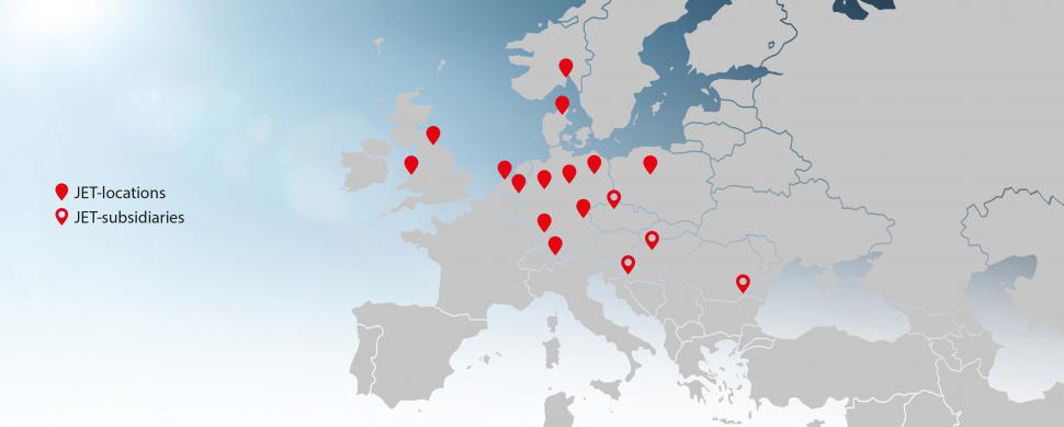 JET locations worldwide JET locations worldwide