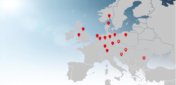 JET locations worldwide